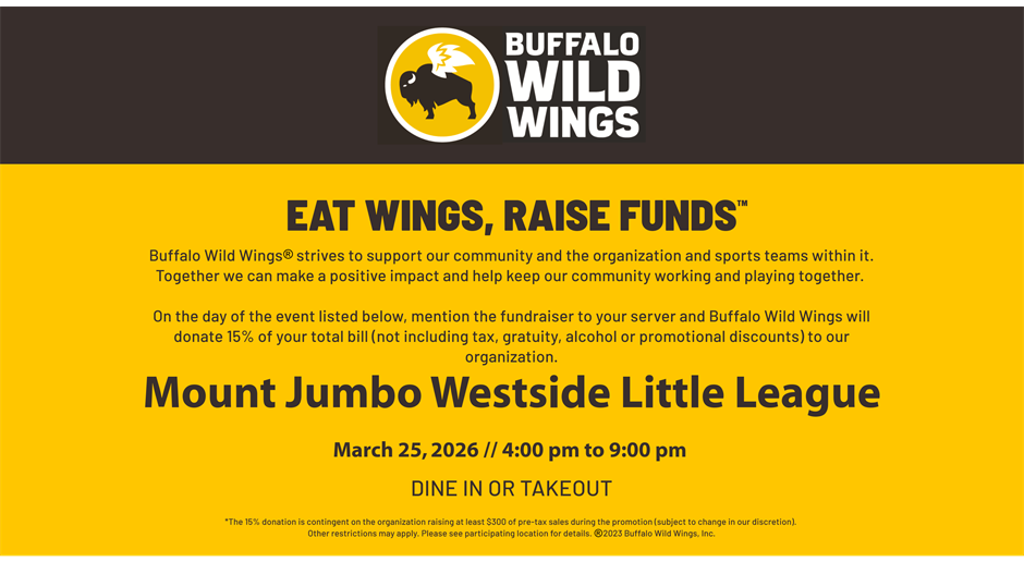 Buffalo Wild Wings Fundraiser